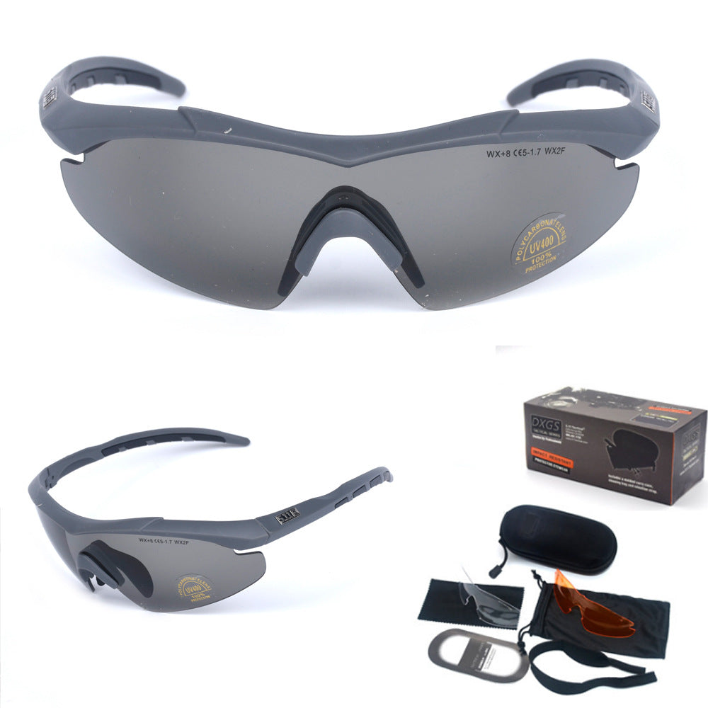 Tactical protective glasses for military fans