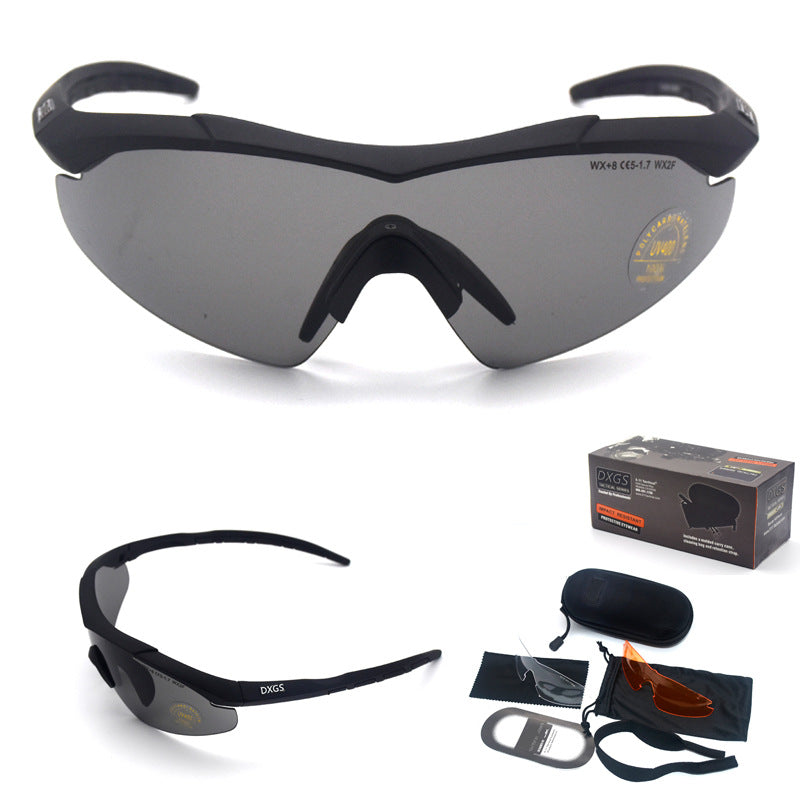 Tactical protective glasses for military fans