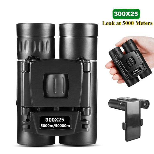 300x25 high magnification HD folding binoculars