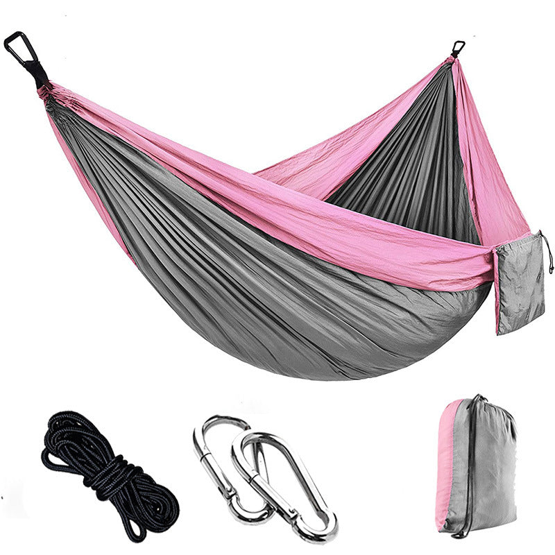 Outdoor camping nylon hammock