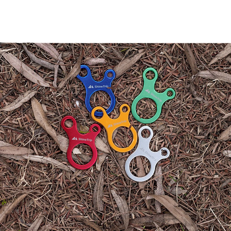 Climbing buckle outdoor 3-hole quick knot tool