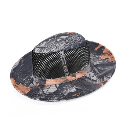 Summer outdoor hiking camouflage cap