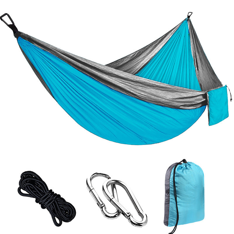 Outdoor camping nylon hammock