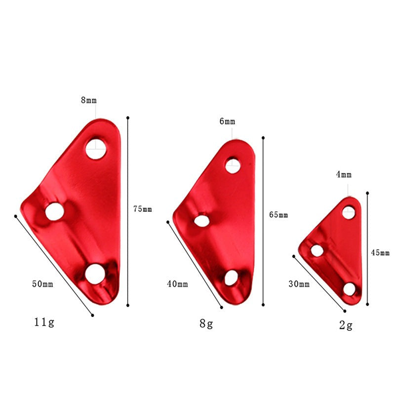 Outdoor tent aluminum wind rope buckle medium