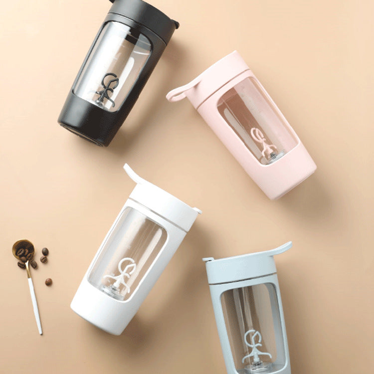 Portable fitness electric stirring mug