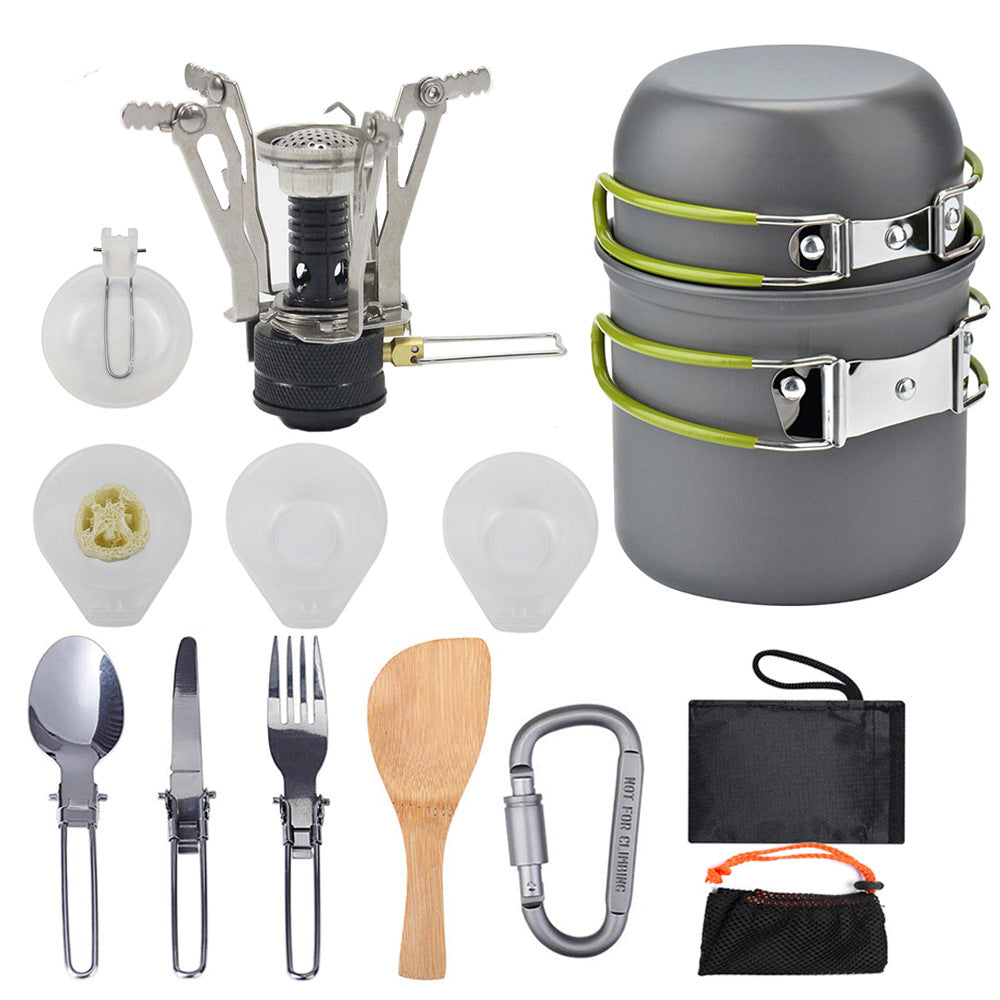 Outdoor camping picnic stoves set