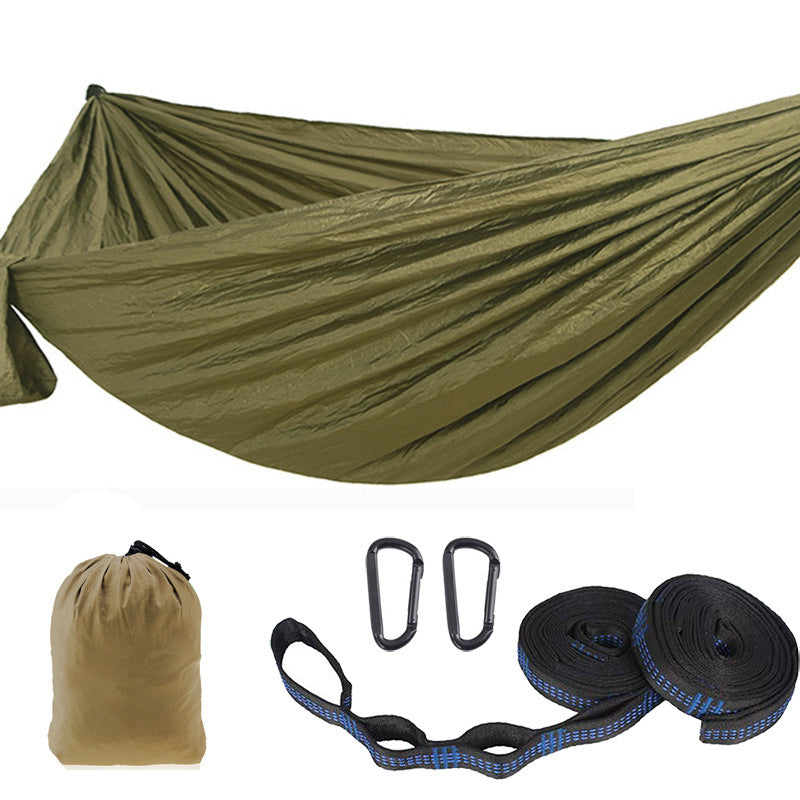 Outdoor camping nylon hammock