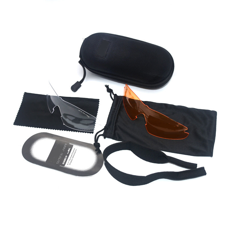 Tactical protective glasses for military fans