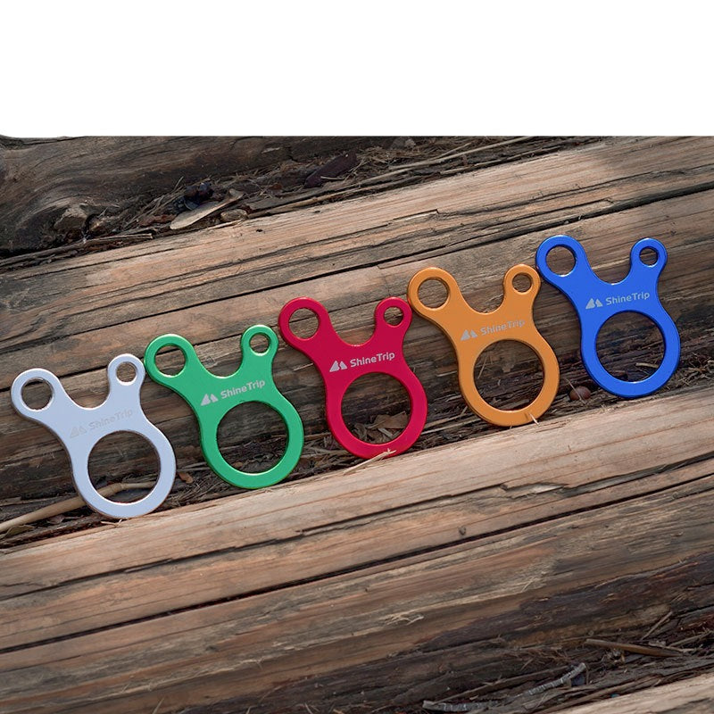 Climbing buckle outdoor 3-hole quick knot tool