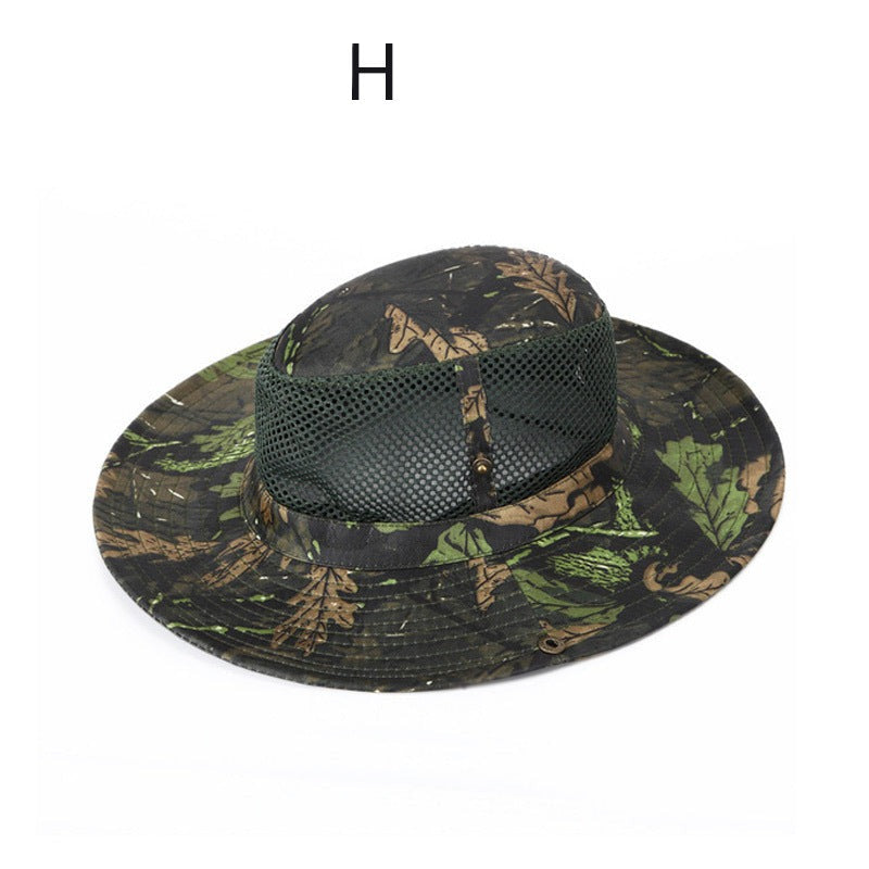 Summer outdoor hiking camouflage cap