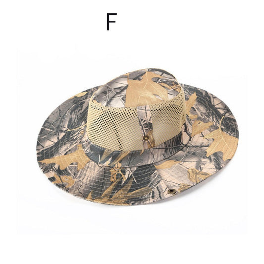 Summer outdoor hiking camouflage cap