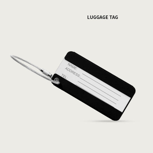 High-grade metal aluminum luggage tag