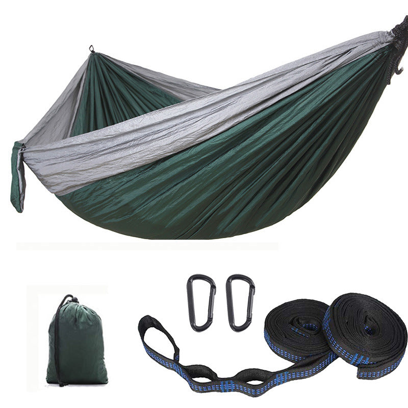 Outdoor camping nylon hammock