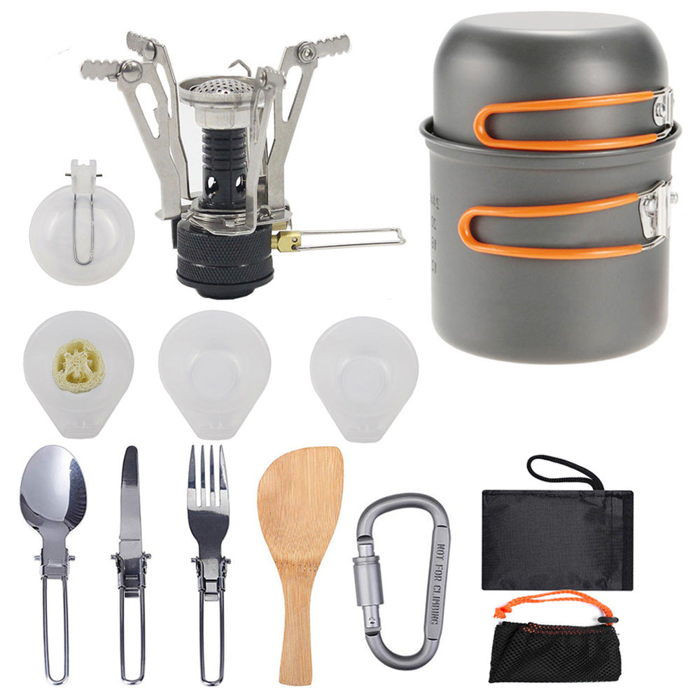 Outdoor camping picnic stoves set