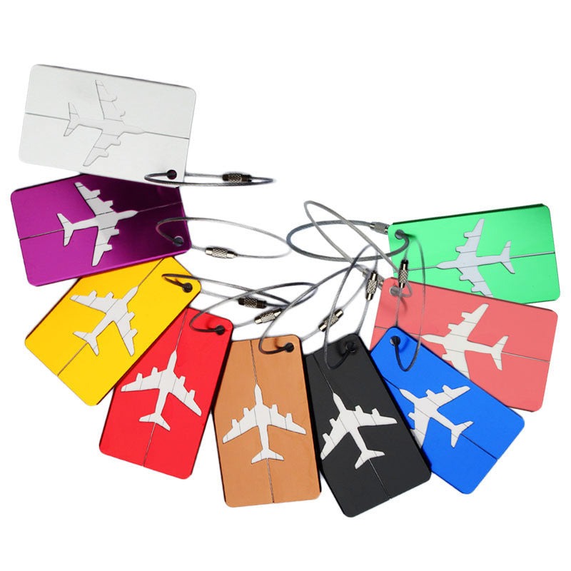 Aluminum luggage tags