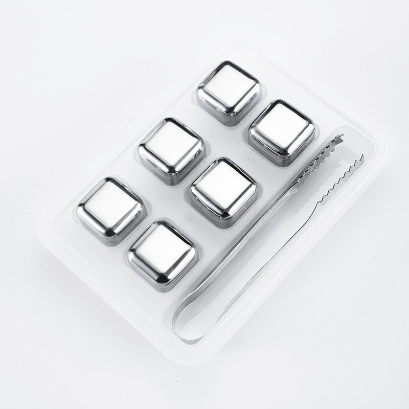 Stainless steel metal quick-frozen ice cubes