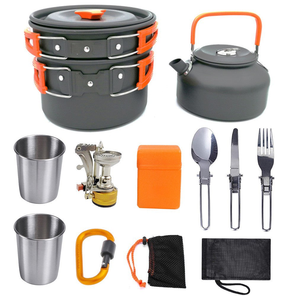 Outdoor products portable pot teapot combination