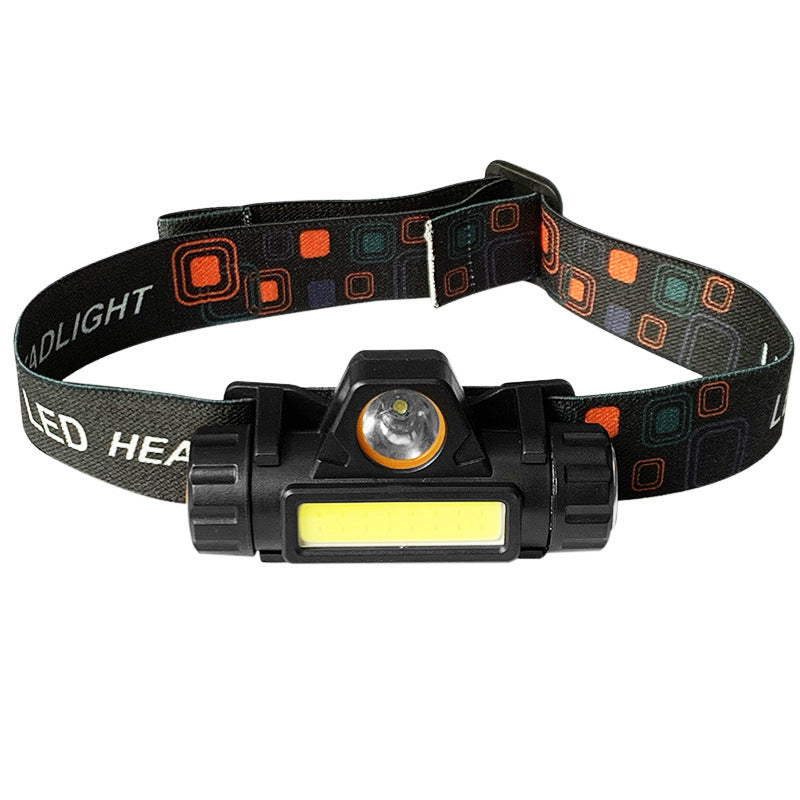 Multifunctional USB interface charging headlamp